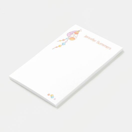 Post-it® Plumes et perles de la tribus Boho Dreamcatcher (Incliné)