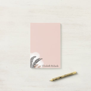 Post-it® Plumes minimalistes aquarelle personnalisées