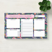 Post-it® Plutôt Bleu Bleu Fleur Bleu Bleu Motif Planificate (Bureau)