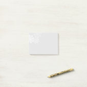 Post-it® Pneus après-le-Notes-Snowflakes (Sur un bureau)