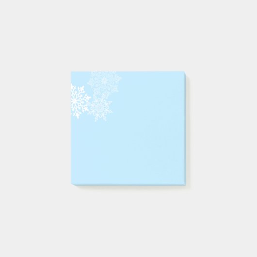 Post-it® Pneus après-le-Notes-Snowflakes (Devant)
