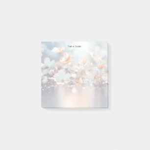 Post-it® Poche blanche Floral Post it Notes