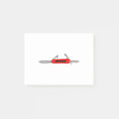 Post-it® Pocket Knife Fun Tool de l'armée rouge improvisée  (Devant)