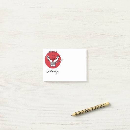 Post-it® Poignées Thunder_Cove (Sur un bureau)