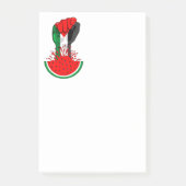 Post-it® Poing de résistance palestinienne sur le symbole d (Devant)