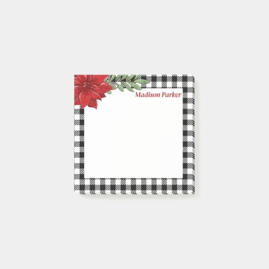 Post-it® Poinsététie de buffle noir et blanc (Devant)