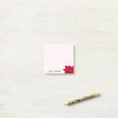 Post-it® Poinsettia - post-its (Sur un bureau)