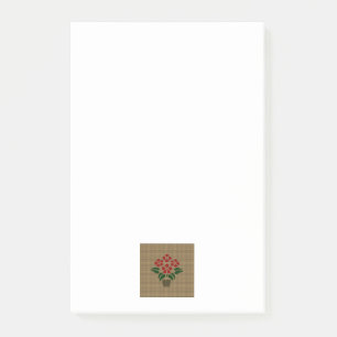 Post-it® Poinsettia Tissé