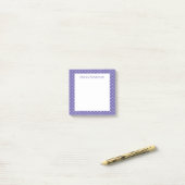Post-it® Point Polka de Periwinkle (Sur un bureau)
