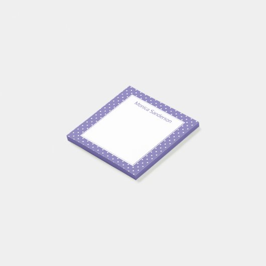 Post-it® Point Polka de Periwinkle (Incliné)