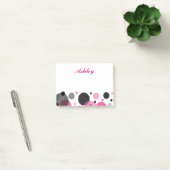 Post-it® Pointe rose Noir (Bureau)