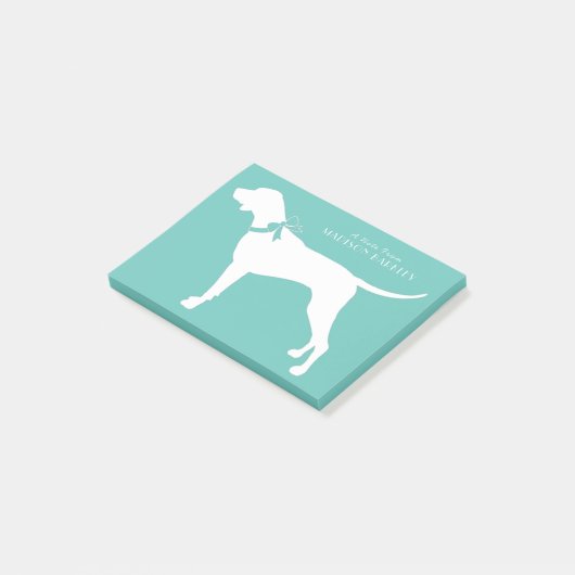 Post-it® Pointer Chien Chien Chiot Anglais Setter (Incliné)