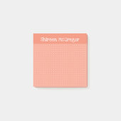 Post-it® Pointer la grille de points Ajouter votre nom (Devant)