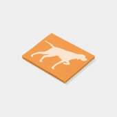 Post-it® Pointeur Chien Silhouette Pointeur (Incliné)