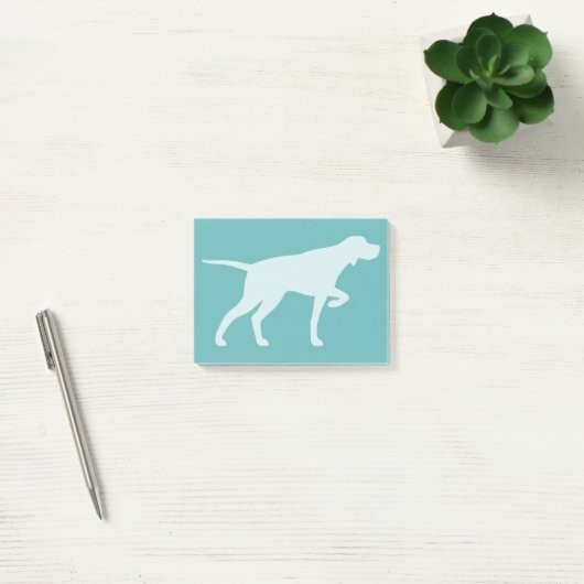 Post-it® Pointeur Chien Silhouette Pointeur (Bureau)