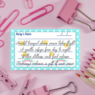 Post-it® Points bleu, jolies étoiles et arc-en-ciel 25 cm x