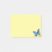 Post-it® Points Blue Butterfly & Gold Confetti (Devant)