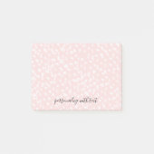 Post-it® Points Chic Rose Blanc (Devant)