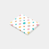 Post-it® Points d'aquarelle multicolores (Incliné)