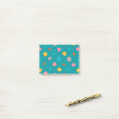 Post-it® Points d'aquarelle multicolores 6 (Sur un bureau)