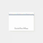 Post-it® Points de polka arc-en-ciel Personnalisés (Devant)