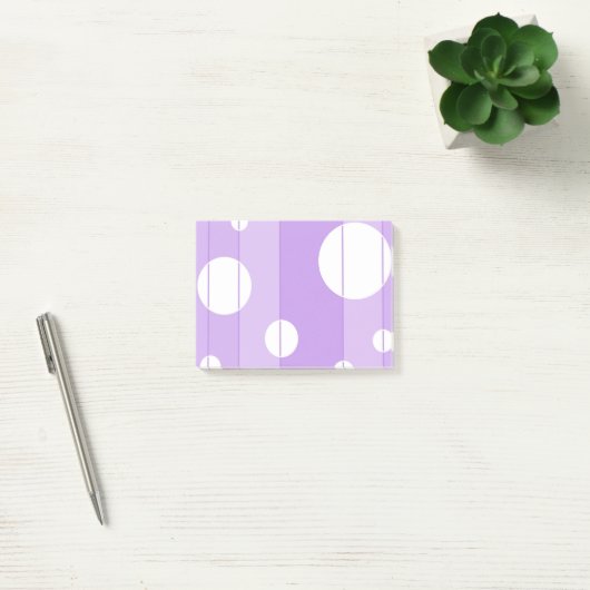 Post-it® Points et rayures dans FairytalePurple (Bureau)