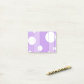 Post-it® Points et rayures dans FairytalePurple (Sur un bureau)