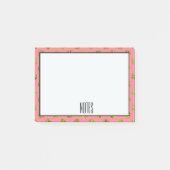 Post-it® Points fascinants et roses d'or chic (Devant)