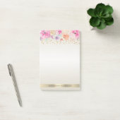 Post-it® Points Modernes,Confettis,Fleurs - Personnalisé (Bureau)
