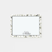 Post-it® Points noirs de confettis d'or (Devant)