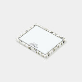 Post-it® Points noirs de confettis d'or (Incliné)