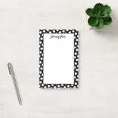 Post-it® Points noirs et blancs personnalisés (Bureau)