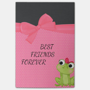 Post-it® Points polka, Grenouille mignonne - Message motiva