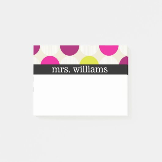 Post-it® Pois amusants - Personnaliser (Devant)