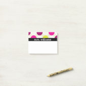 Post-it® Pois amusants - Personnaliser (Sur un bureau)