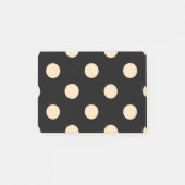 Post-it® Pois Black Cream (Devant)