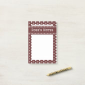 Post-it® Pois Bourguignon (Sur un bureau)