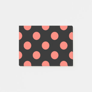 Post-it® Pois coralliens vivants sur noir