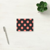 Post-it® Pois coralliens vivants sur noir (Bureau)