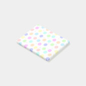 Post-it® Pois de couleur claire (Incliné)
