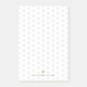 Post-it® Pois gris clair (Devant)