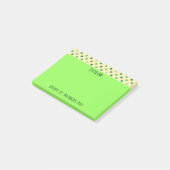 Post-it® Pois heureux de Jour de la Saint Patrick (Incliné)
