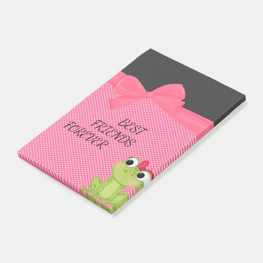 Post-it® Pois, message Froggy-Motivationnel mignon (Incliné)