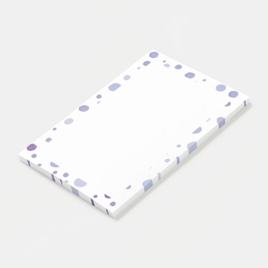 Post-it® pois peint à la main (Incliné)