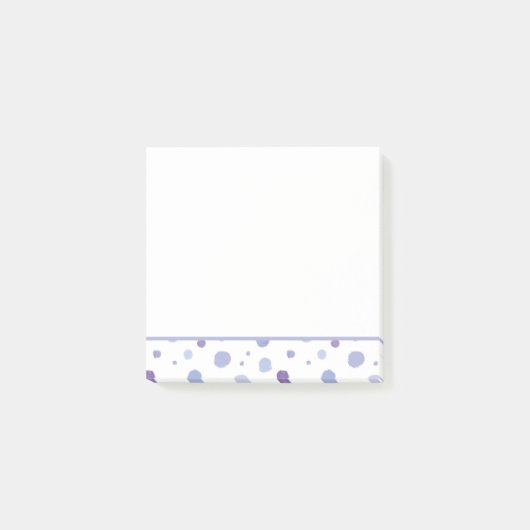 Post-it® pois peint à la main (Devant)