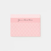 Post-it® Pois rose et blanc mignon (Devant)