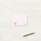 Post-it® pois roses (Sur un bureau)