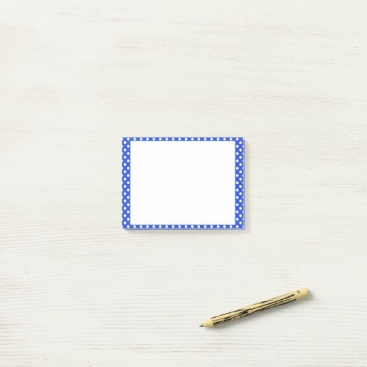 Post-it® Pois Royal Blue Combination par STaylor (Sur un bureau)