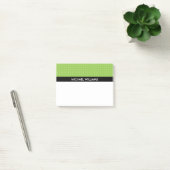 Post-it® Pois verts avec bandes noires (Bureau)