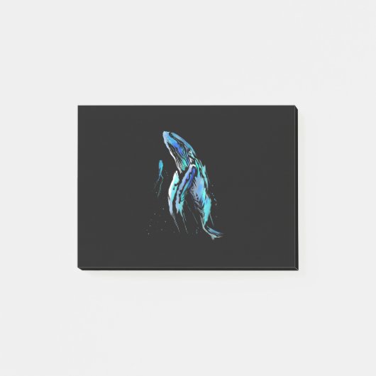 Post-it® Poison de Whale Swimming Diving (Devant)